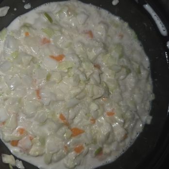 KFC - Half full container of coleslaw - Fast Food Near Me - Mesa, Arizona KFC - Half full container of coleslaw - Fast Food Near Me - Mesa, Arizona