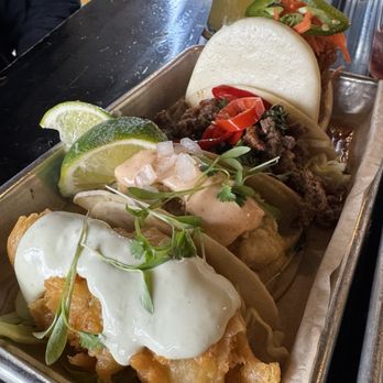 Mas Taco Bar - Battered Fish Taco, Banh Mi Shrimp Taco, Fried Oyster Taco,  Crispy Thai Beef Taco - Tacos Near Me - Sacramento, California