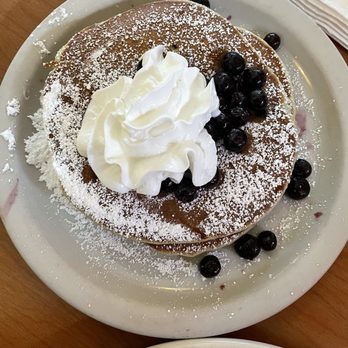 Millbrae Pancake House - Blueberry pancake (if this was selected instead of toast, the blueberry is an extra $3) - American Near Me - Millbrae, California Millbrae Pancake House - Blueberry pancake (if this was selected instead of toast, the blueberry is an extra $3) - American Near Me - Millbrae, California