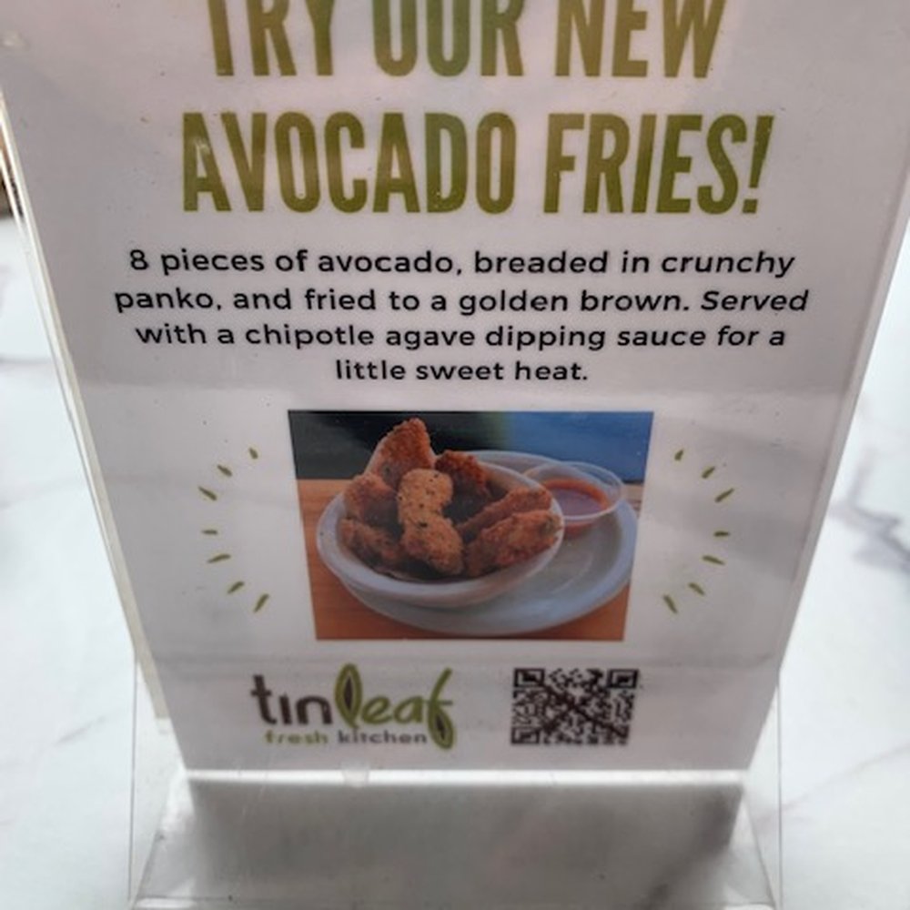 Tinleaf Fresh Kitchen - New options! Didn't try it yet. Sounds decadent. - New American Near Me - Carlsbad, California Tinleaf Fresh Kitchen - New options! Didn't try it yet. Sounds decadent. - New American Near Me - Carlsbad, California