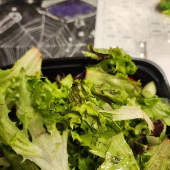 WaBa Grill - a salad in a plastic container - Asian Fusion Near Me - Riverside, California