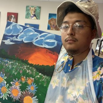 Painting With A Twist - Had a lot of fun! Thankyou Elisa for this memorable experience - Paint & Sip Near Me - Austin, Texas