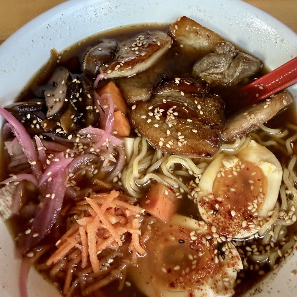Epiphany Farms Restaurant - Pork Coppa Ramen. - Steakhouses Near Me - Bloomington, Illinois