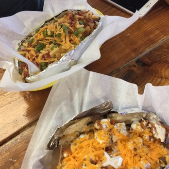 Spud Ranch - Spicy fried chicken and mac & cheese spuds - Southern Near Me - New Braunfels, Texas