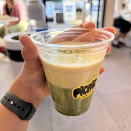 Vienna matcha with oat milk Vienna matcha with oat milk