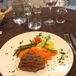 Hotel Lago di Como - Beef and vegetables.