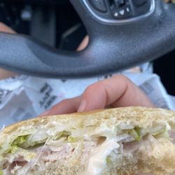 Jimmy John's - Turkey Tom sandwich with onions. Far from it