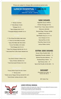 Menu photo 7 Unlimeat Fairfax, VA