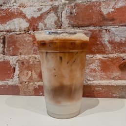 Iced vanilla latte Iced vanilla latte