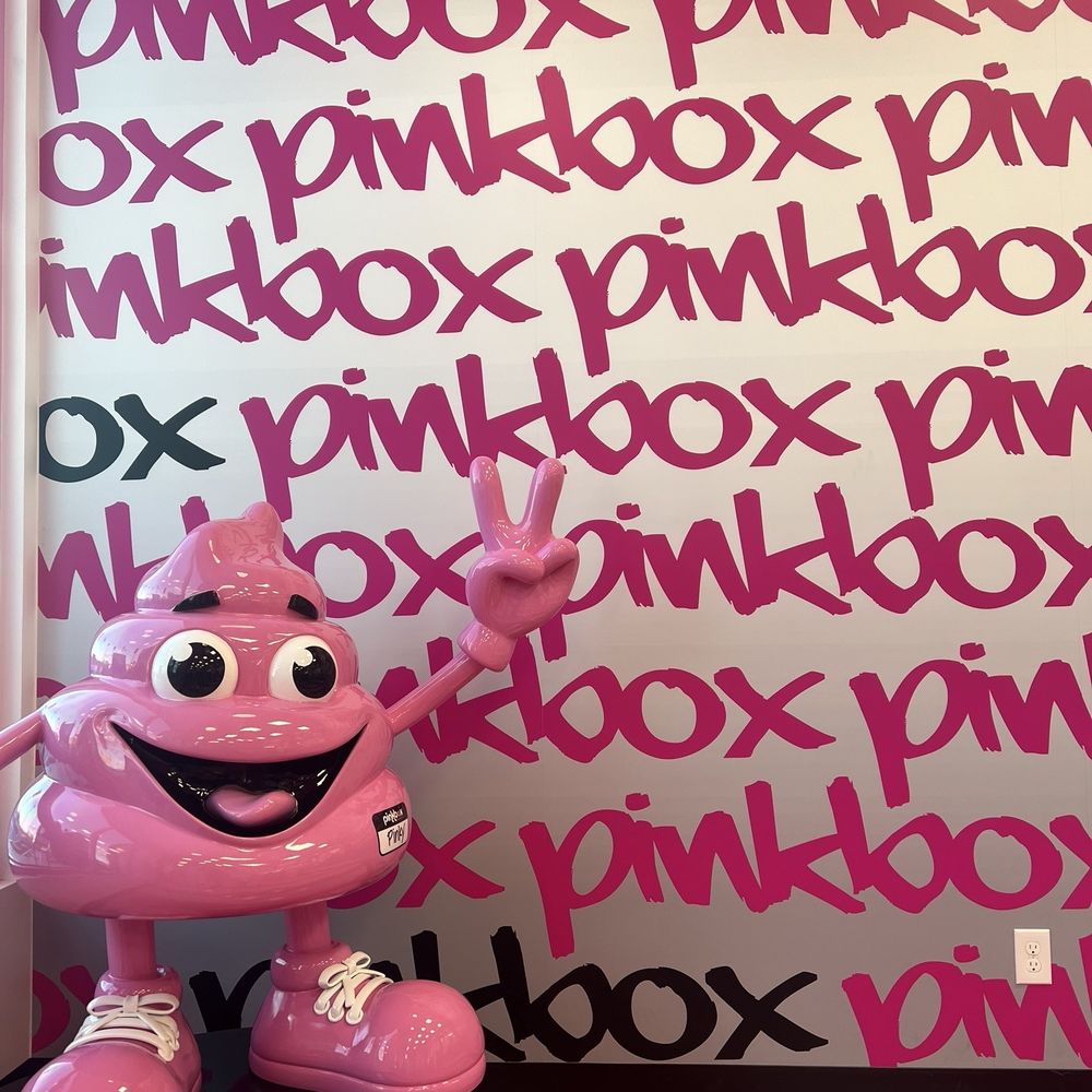 Pinkbox Doughnuts - The left of inside as you come in take a photo with pinky! - Donuts Near Me - Las Vegas, Nevada Pinkbox Doughnuts - The left of inside as you come in take a photo with pinky! - Donuts Near Me - Las Vegas, Nevada