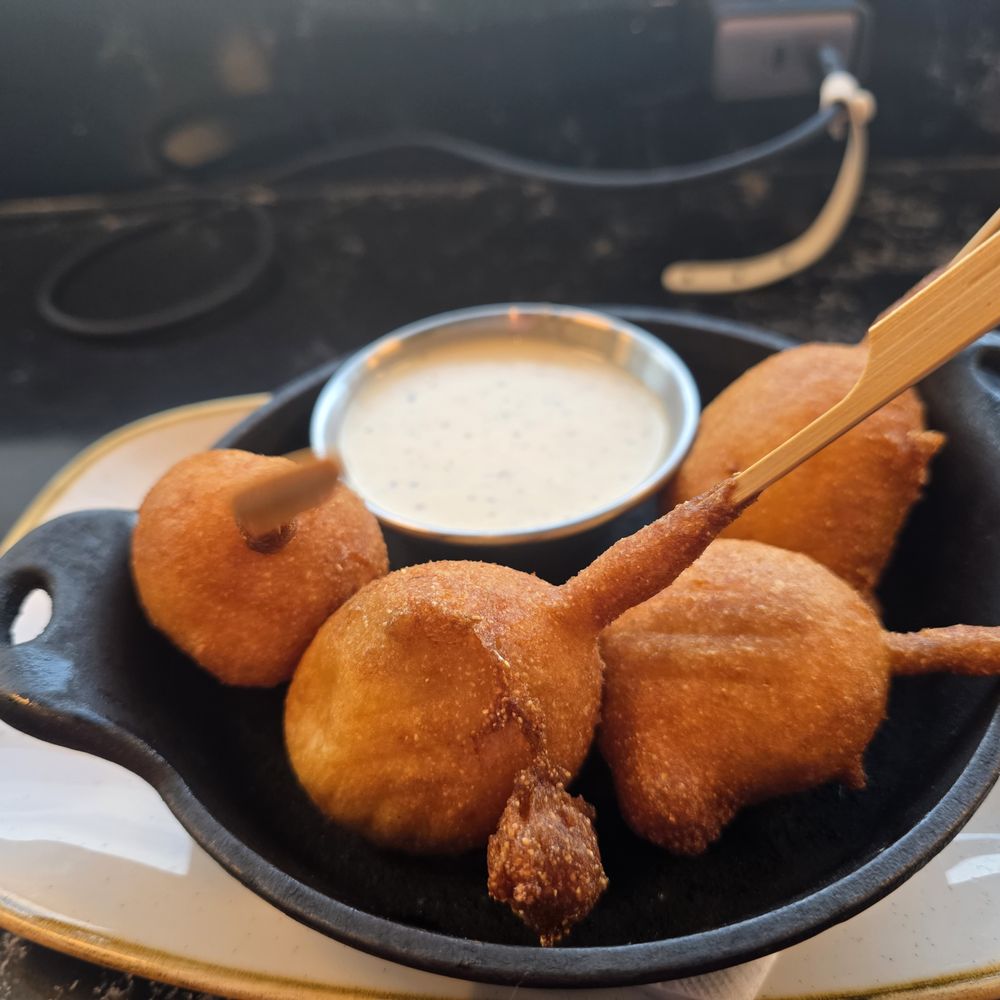 1933 Lounge - $16 Wagyu Corn Dogs - GOAT best item anywhere - Lounges Near Me - Indianapolis, Indiana 1933 Lounge - $16 Wagyu Corn Dogs - GOAT best item anywhere - Lounges Near Me - Indianapolis, Indiana