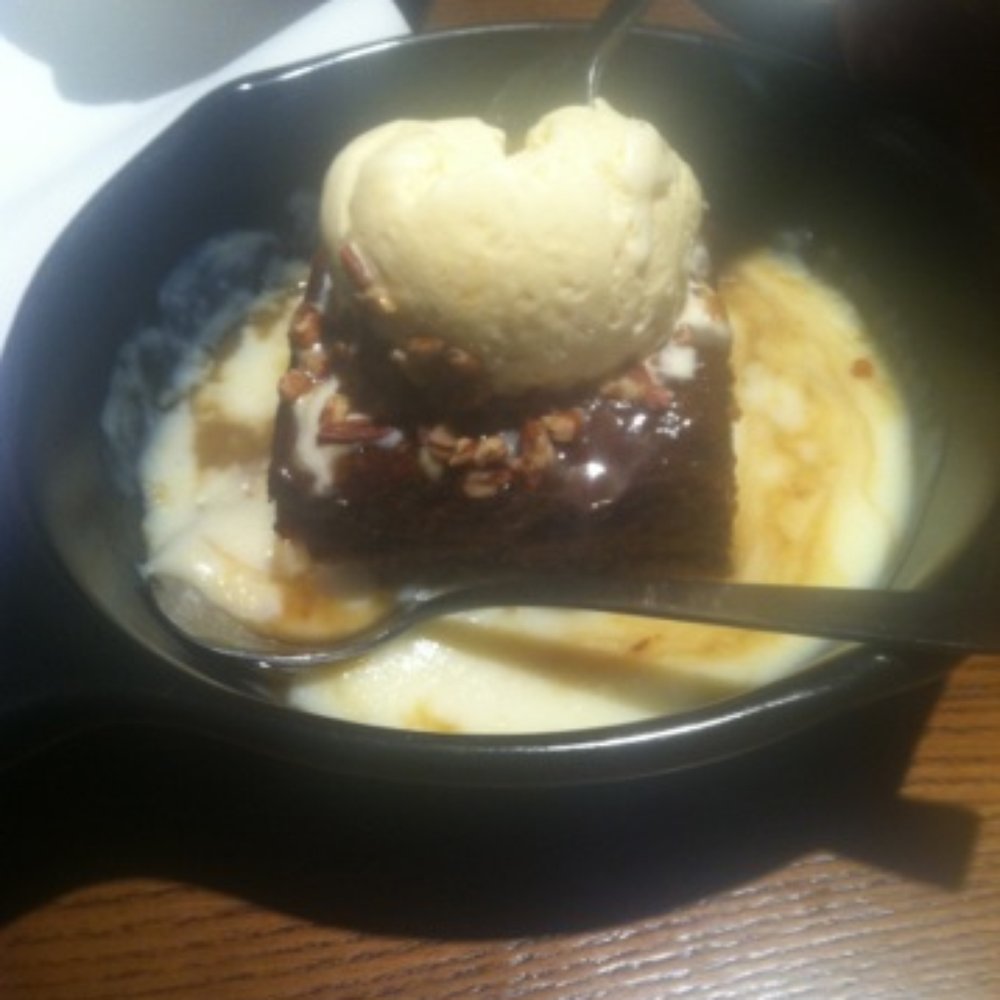 TGI Fridays Silver Spring - Whiskey Toffee Cake with a shot of Bailey's (Not pictured). - American Near Me - Silver Spring, Maryland TGI Fridays Silver Spring - Whiskey Toffee Cake with a shot of Bailey's (Not pictured). - American Near Me - Silver Spring, Maryland
