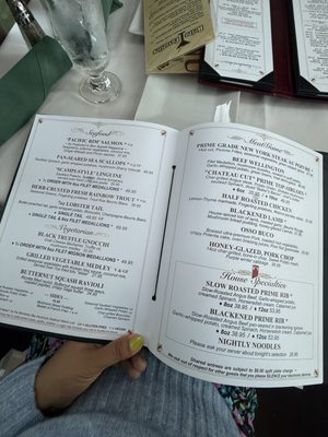 Menu photo 1 Shadowbrook Capitola, CA Menu photo 1 Shadowbrook Capitola, CA