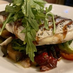 Wild Sea Bass with vegetables