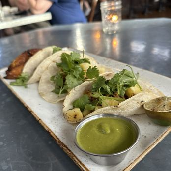 The Ice Plant - Grilled octopus and chorizo tacos - Cocktail Bars Near Me - St. Augustine, Florida