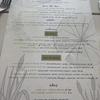 George's At Alys Beach - menu - New American Near Me - Alys Beach, Florida George's At Alys Beach - menu - New American Near Me - Alys Beach, Florida