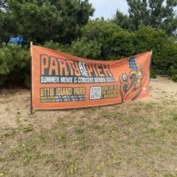 Sign about summer festivities