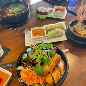 Mama Le - Vermicelli Noodles and Beef Stew Noodle Soup. Spring Rolls and fried rice. - Vietnamese Near Me - Richmond, Texas Mama Le - Vermicelli Noodles and Beef Stew Noodle Soup. Spring Rolls and fried rice. - Vietnamese Near Me - Richmond, Texas