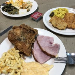 a plate of food on a table
