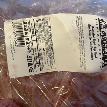 Vallarta Supermarkets - $110 for scraps. - Grocery Near Me - Valencia, California