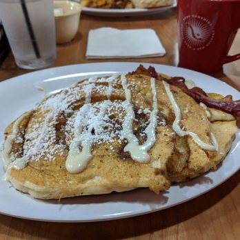 Ruby Sunshine Chattanooga - Cinnamon swirl pancakes - Breakfast & Brunch Near Me - Chattanooga, Tennessee