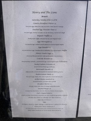 Menu photo 1 Henry And The Lions New York, NY Menu photo 1 Henry And The Lions New York, NY