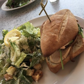 Trattoria Gusto - Chicken sandwich with Caesar salad - Italian Near Me - Port Hope, Ontario Trattoria Gusto - Chicken sandwich with Caesar salad - Italian Near Me - Port Hope, Ontario