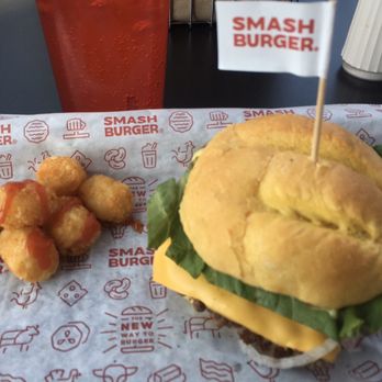 Smashburger - Classic Smashburger and Tater tots ready for my belly - Burgers Near Me - Citrus Heights, California Smashburger - Classic Smashburger and Tater tots ready for my belly - Burgers Near Me - Citrus Heights, California