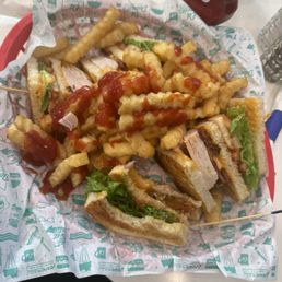 Turkey club sandwich Turkey club sandwich