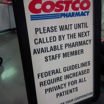 Costco - If you go to the pharmacy department for the first time like how I did, look for this SMALL sign BEFORE they rudely bark at you! - Wholesale Stores Near Me - Everett, Washington