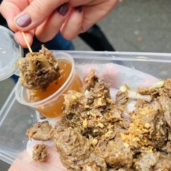 Legazpi Sunday Market - Goat adobo. So good!