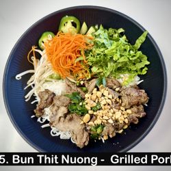 Bun Thit Nuong - Grilled Pork Vermicelli Bowl