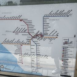 Willow Blue Line Station - Current map
