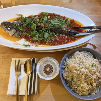 Chang Chang - Chopped Chili Branzino and Yangzhou Fried Rice - Chinese Near Me - Washington, DC, District of Columbia