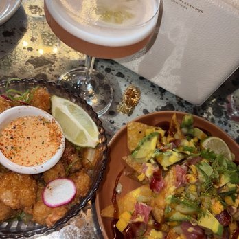 Pink Tiger - Starters: Shrimp and Ahi Tuna Nachos - Asian Fusion Near Me - Washington, DC, District of Columbia Pink Tiger - Starters: Shrimp and Ahi Tuna Nachos - Asian Fusion Near Me - Washington, DC, District of Columbia