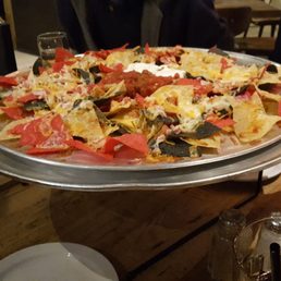 Massive nacho platter!