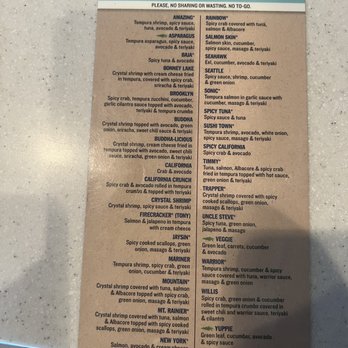 Trapper's Sushi - Back menu - Asian Fusion Near Me - Avondale, Arizona Trapper's Sushi - Back menu - Asian Fusion Near Me - Avondale, Arizona