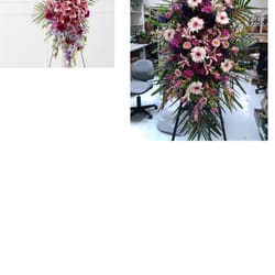 Exeter Flower - Photo on the left is the arrangement we wanted described as "FTD  Tender Touch" - Photo on the right is what was delivered.