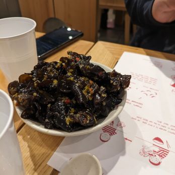 Mian - The black fungus or wood ear mushrooms if you like spicy this was very spicy!!!!!! - Noodles Near Me - Artesia, California