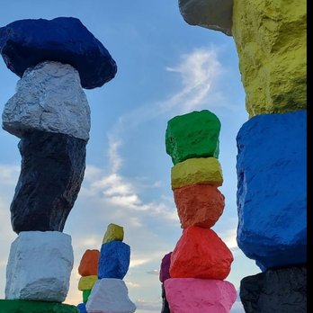 Seven Magic Mountains - Public Art Near Me - Las Vegas, Nevada