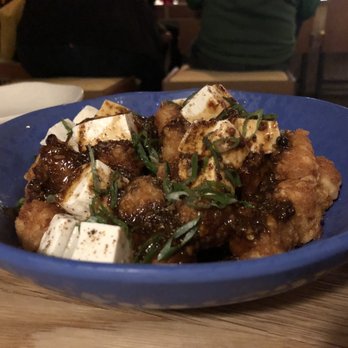 The Toasted Coconut - Mop Tots aka Mapo Tofu Tator Tots - New American Near Me - Houston, Texas
