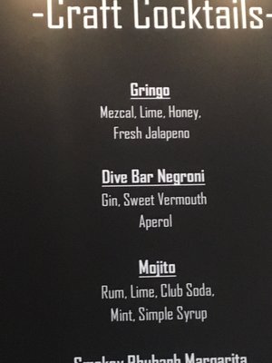 Menu photo 2 Dive Bar and Lounge Austin, TX Menu photo 2 Dive Bar and Lounge Austin, TX