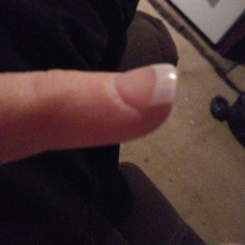 Paulene's Nail Salon - I'm not sure if you can tell in the photo but my nails feel gritty not smooth - Nail Salons Near Me - Scottsdale, Arizona Paulene's Nail Salon - I'm not sure if you can tell in the photo but my nails feel gritty not smooth - Nail Salons Near Me - Scottsdale, Arizona