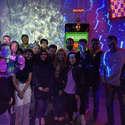 A whole lot of intelligent Googlers, including my girlfriend, and few outliers like myself from Amazon! Having a blast in an escape room. A whole lot of intelligent Googlers, including my girlfriend, and few outliers like myself from Amazon! Having a blast in an escape room.
