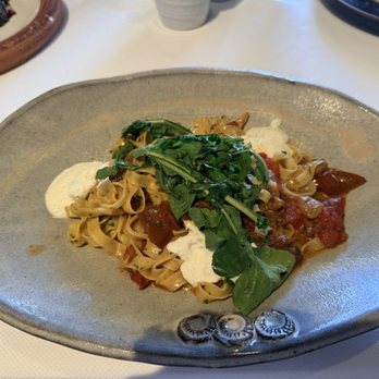 A.R. Valentien - Hand rolled Fettuccine - with ricotta cheese, oh my! Delicious. - New American Near Me - La Jolla, California A.R. Valentien - Hand rolled Fettuccine - with ricotta cheese, oh my! Delicious. - New American Near Me - La Jolla, California