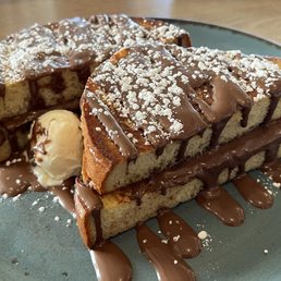 Nutella Stuffed French Toast