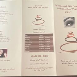 Waxing and Skin Care by Lola Brazilian Waxing Expert - Lola's services