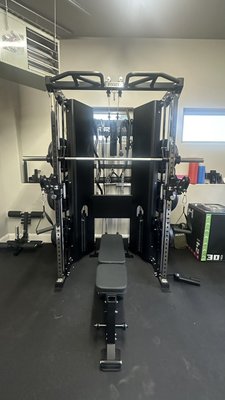 Complex assembly - This is a customer purchased kit for a home weight lifting system from Force USA. It came with all the parts, hardware, and tools. All it needed was some assembly work.