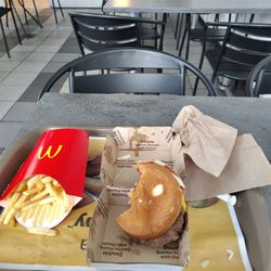 McDonald's - Double quater pounder with cheese super size meal