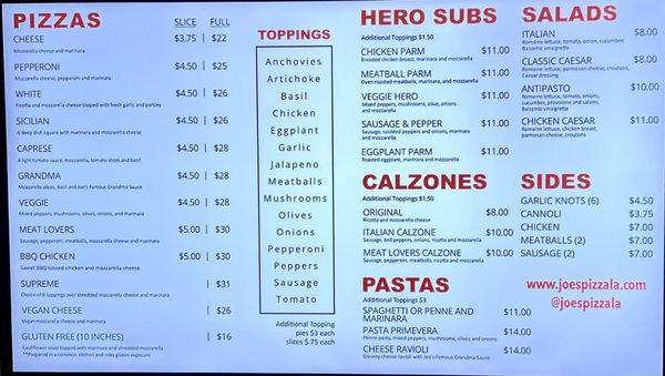 Joe's Pizza Mid-City by null